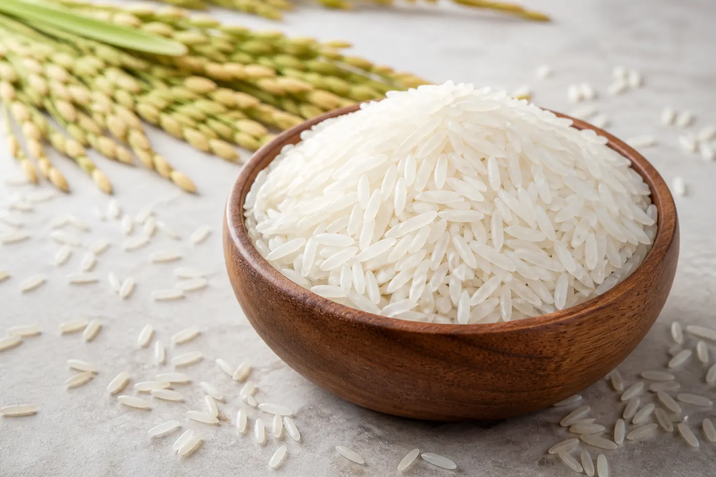 Thai rice — one of two product lines covered by our commercial website
