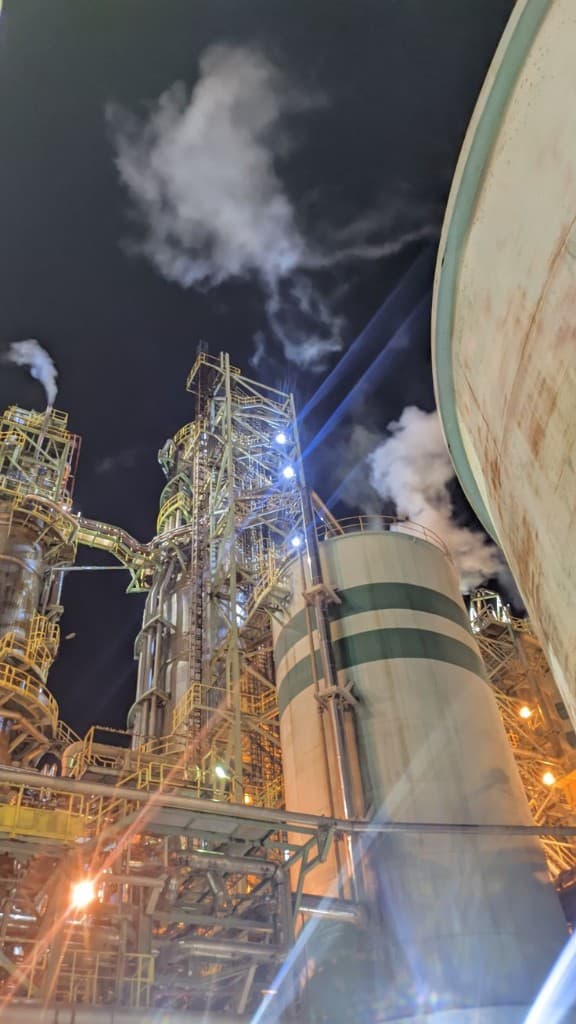 Industrial processing facility supporting refining and export readiness
